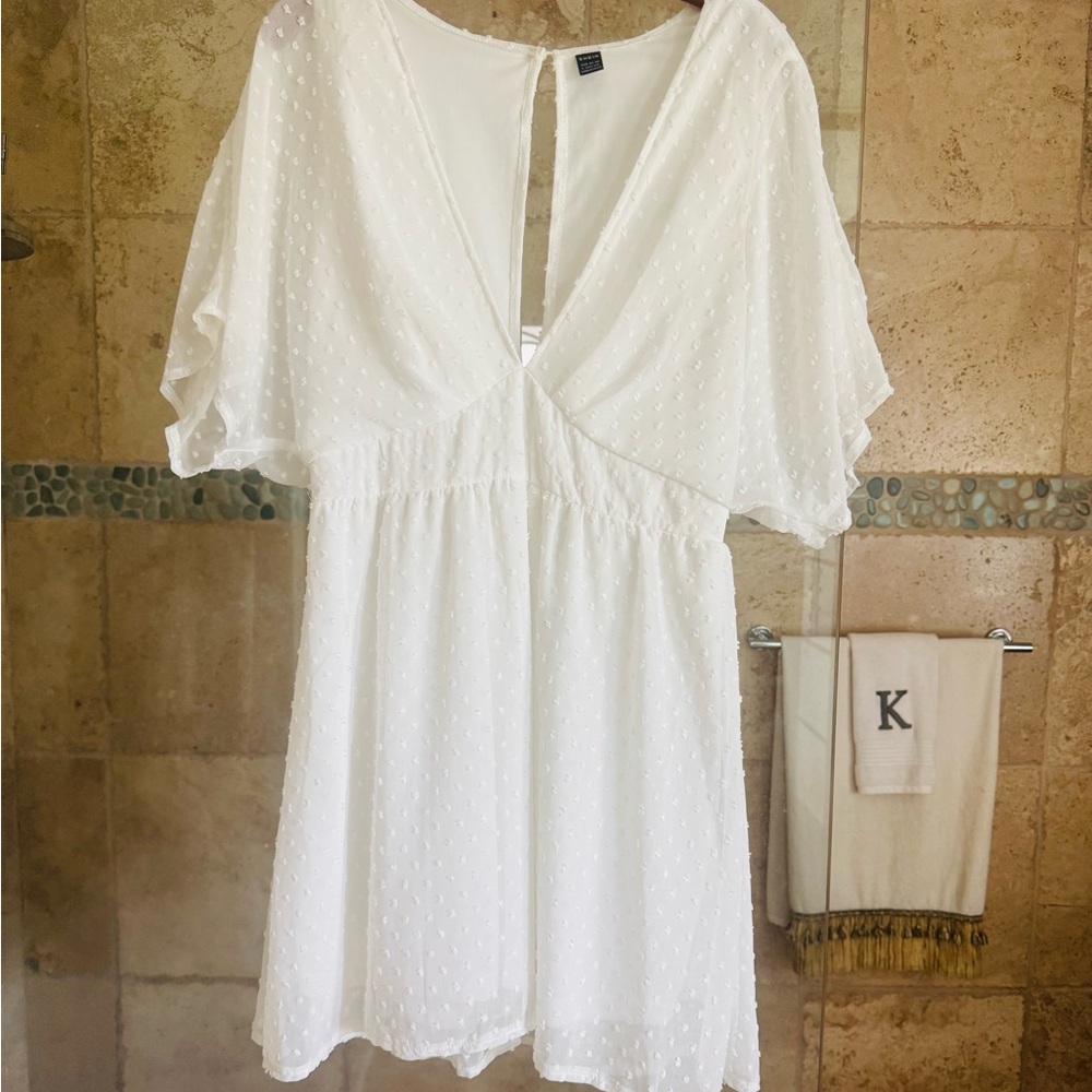 SHEIN White Textured Dress